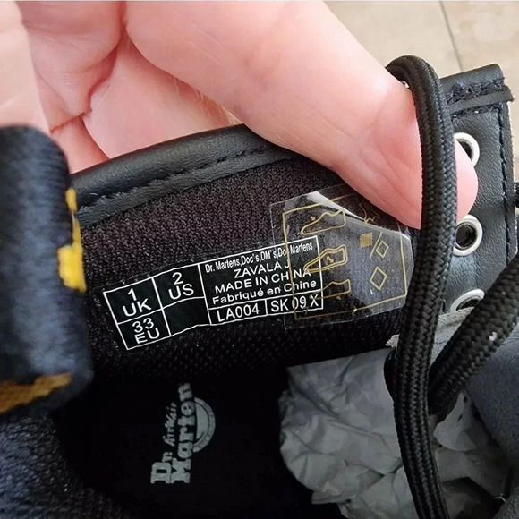 Dr.Martens Kids Zavala White Boots - Picture 5 of 8